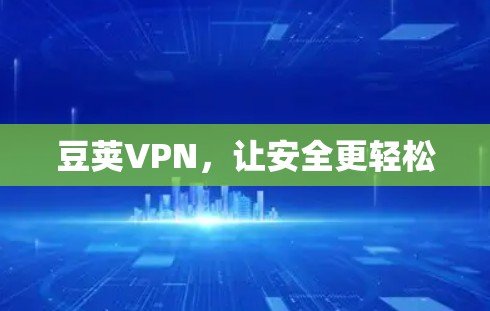 豆荚VPN,让安全更轻松