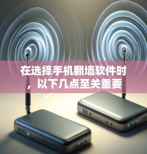 在选择手机翻墙软件时,以下几点至关重要 在选择手机翻墙软件时,以下几点至关重要