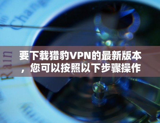 要下载猎豹VPN的最新版本，您可以按照以下步骤操作