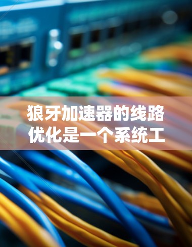 狼牙加速器的线路优化是一个系统工程,涉及多个层级的网络分析和优化。以下是一些关键步骤和优化方向,帮助您提升网络性能 狼牙加速器的线路优化是一个系统工程,涉及多个层级的网络分析和优化。以下是一些关键步骤和优化方向,帮助您提升网络性能