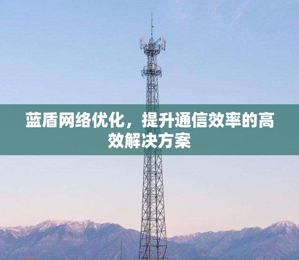 蓝盾网络优化,提升通信效率的高效解决方案 蓝盾网络优化,提升通信效率的高效解决方案
